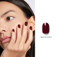 DEEP PLUM RED | OneCure Gel Polish - NAILOG semi cured nail strip