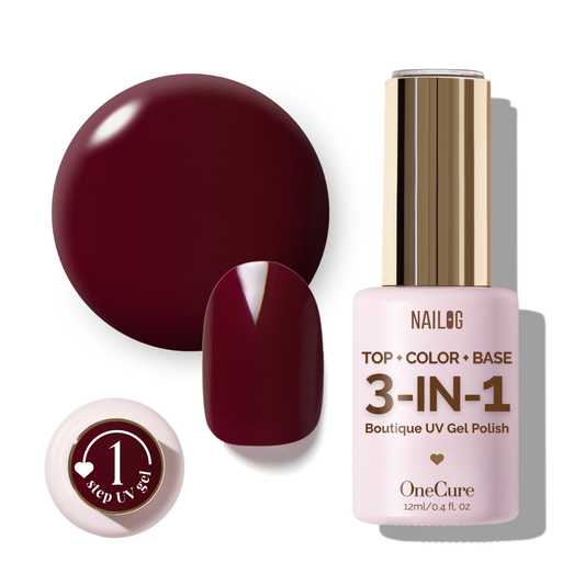 DEEP PLUM RED | OneCure Gel Polish