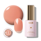 LIGHT APRICOT PINK | OneCure Gel Polish - NAILOG semi cured nail strip