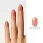LIGHT APRICOT PINK | OneCure Gel Polish - NAILOG semi cured nail strip