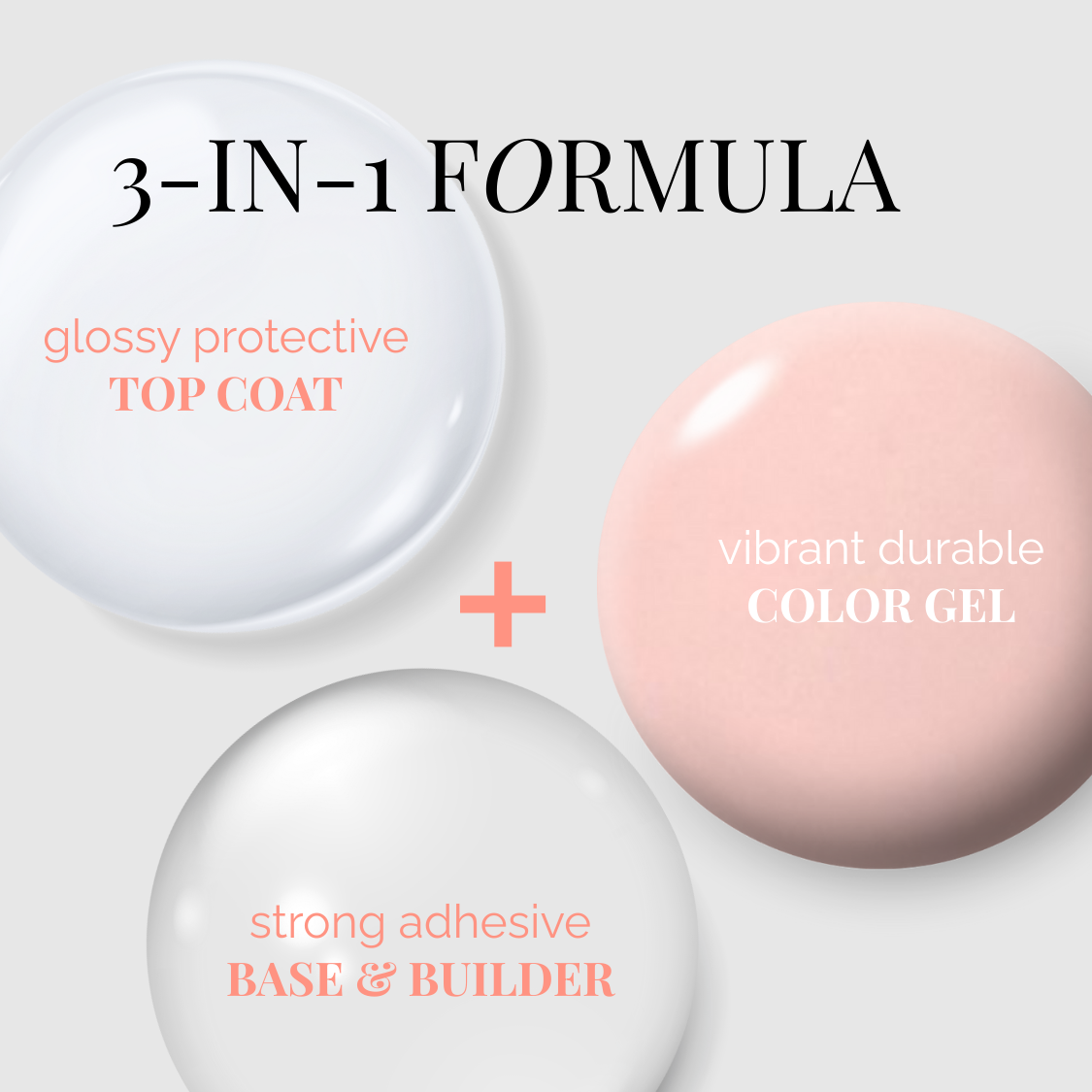 LIGHT PEACH PINK | OneCure Gel Polish
