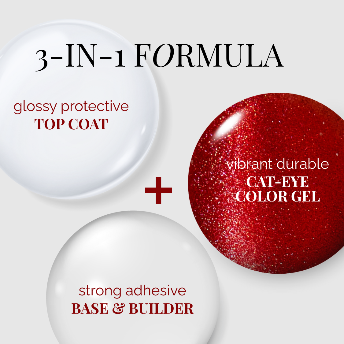 RUBY CAT | OneCure Gel Polish Cat Eye