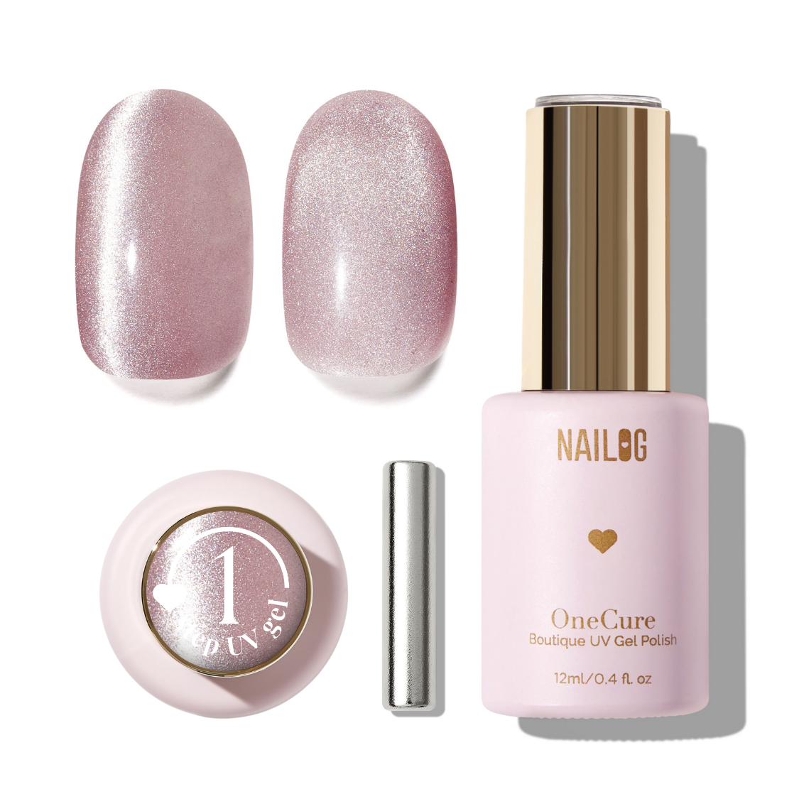 PINKY CAT | OneCure Gel Polish Cat Eye