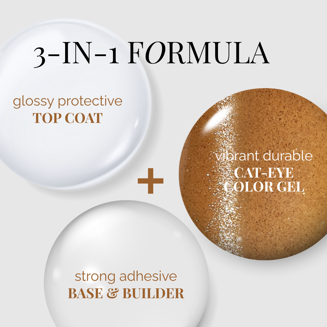GOLDEN SHADED | OneCure Gel Polish Cat Eye