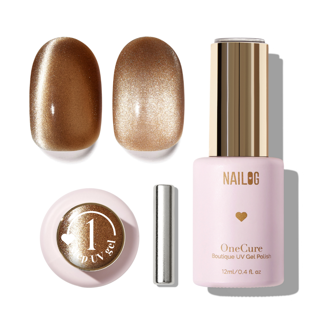 COFFEE CAT | OneCure Gel Polish Cat Eye