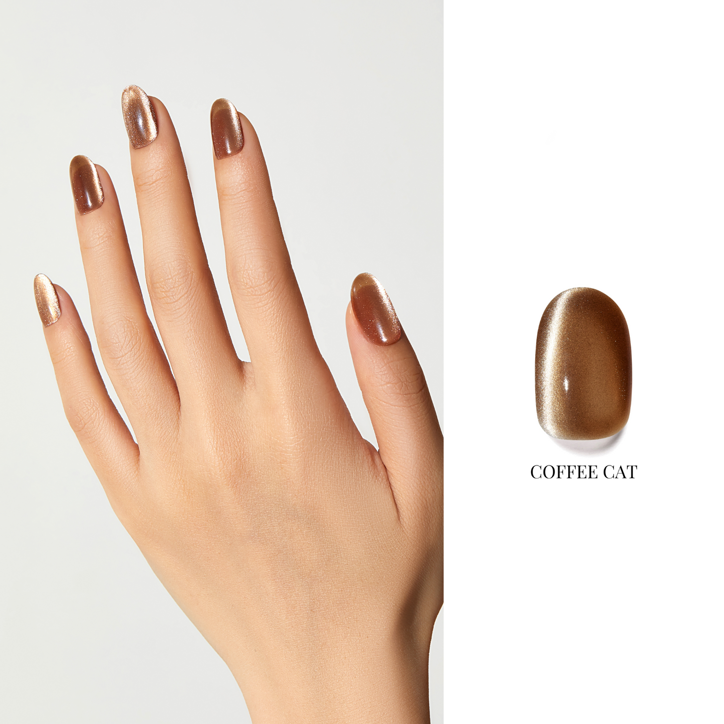 COFFEE CAT | OneCure Gel Polish Cat Eye