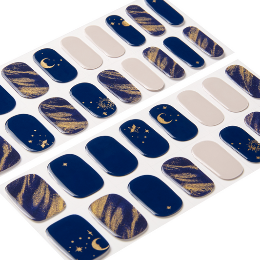 Shooting Stars | Mani 34 - NAILOG semi cured nail strip