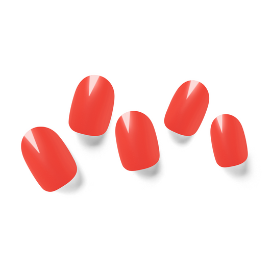 WATERMELON RED - NAILOG semi cured nail strip