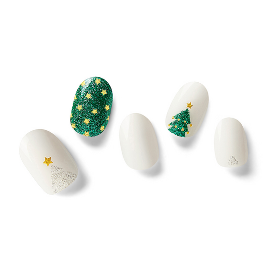 TWINKLING TREES | Mani Strip 34PC