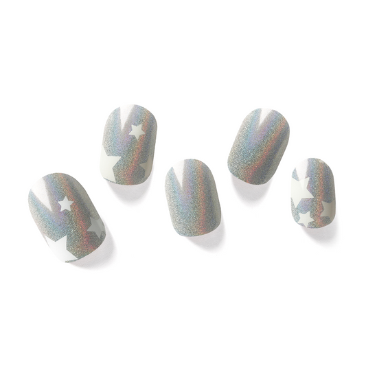 SHIMMERY STARS | Mani 34 - NAILOG semi cured nail strip