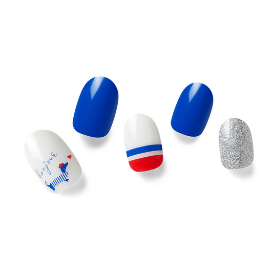 BONJOUR | Mani 34 - NAILOG semi cured nail strip