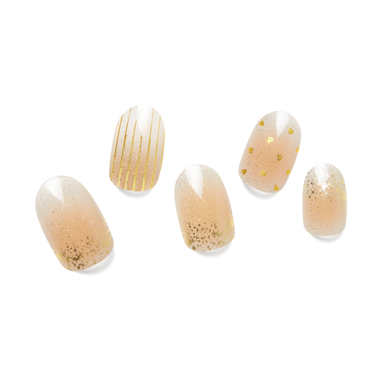 CHAMPAGNE BLUSH | Semi Cured Nail Strips 34PC