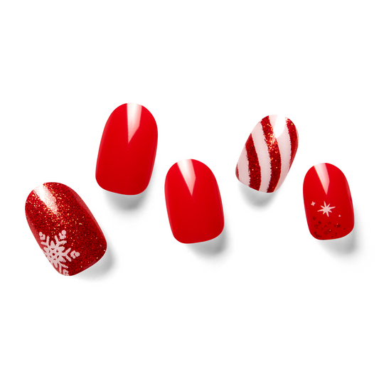 SANTA IS HERE | Mani Strip 34PC
