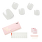 PEARL WHITE | Pedi Strip - NAILOG semi cured nail strip