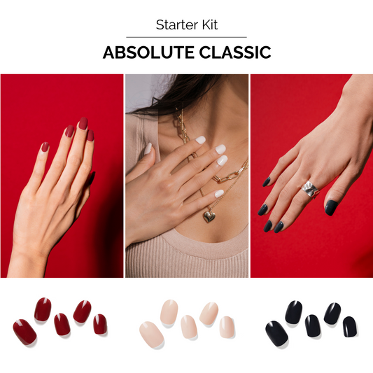 STARTER KIT_ABSOLUTE CLASSIC - NAILOG semi cured nail strip