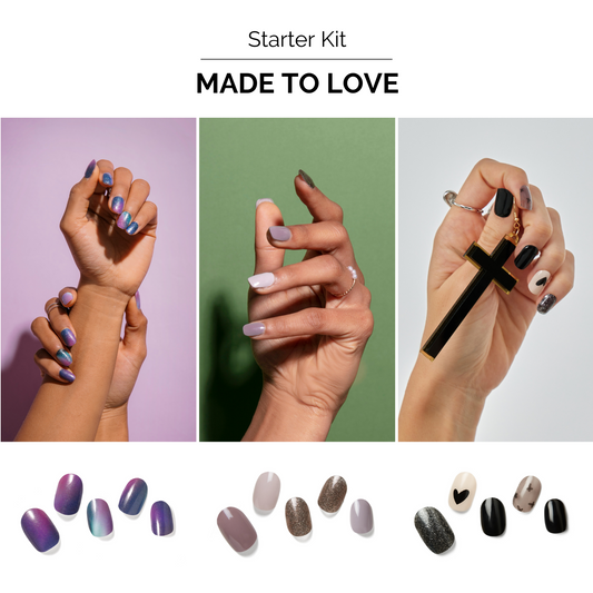 STARTER KIT_MADE TO LOVE - NAILOG semi cured nail strip