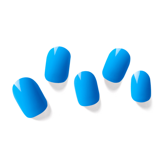 BUTTERFLY BLUE - NAILOG semi cured nail strip