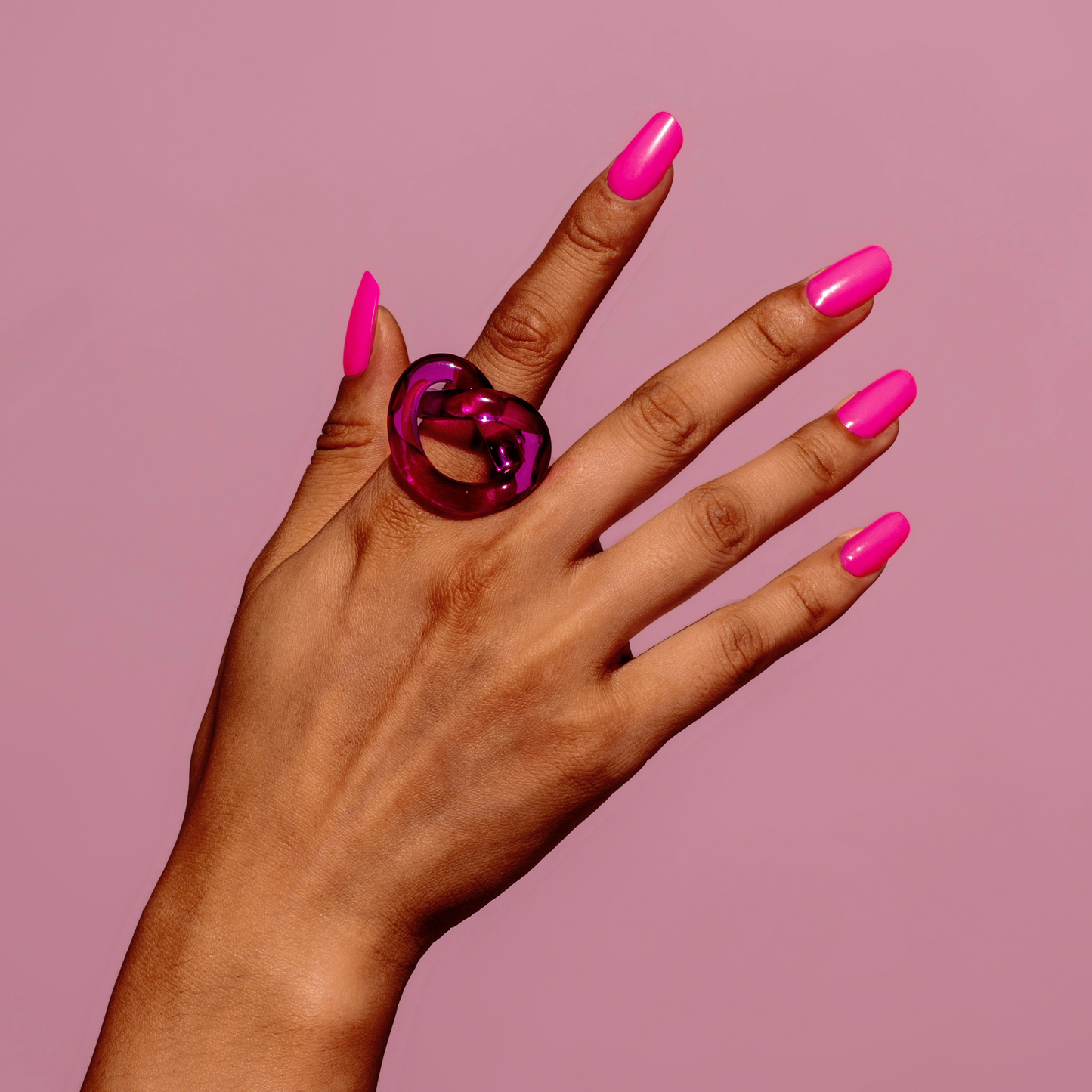 PINK BOMB - NAILOG semi cured nail strip