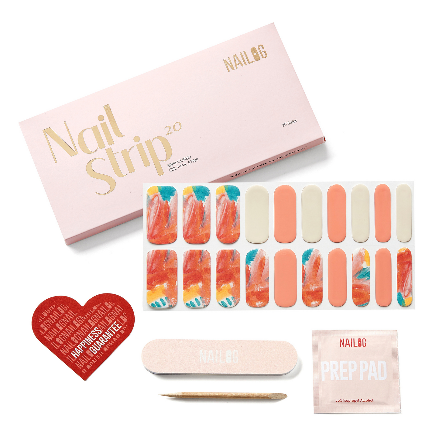 MASTERPIECE - NAILOG semi cured nail strip
