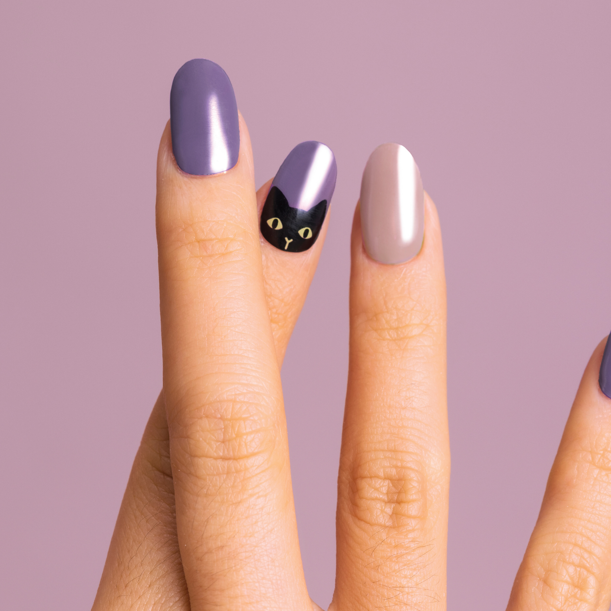BLACK CAT | Mani 34 - NAILOG semi cured nail strip