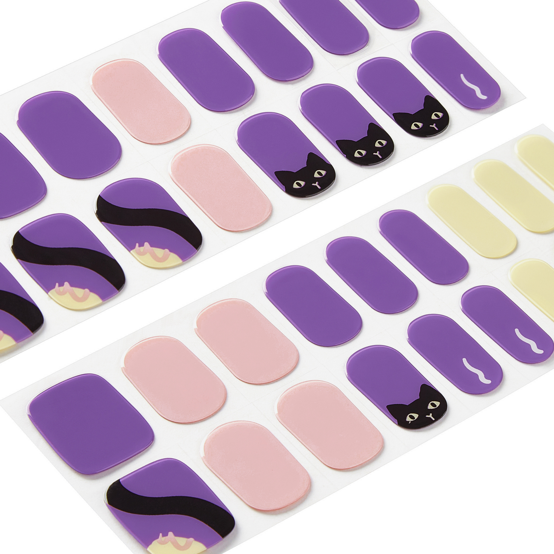 BLACK CAT | Mani 34 - NAILOG semi cured nail strip