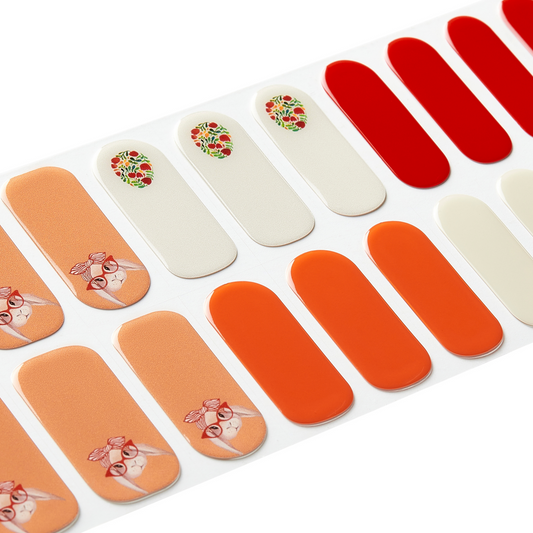 FLORAL EASTER | Easter Special - NAILOG semi cured nail strip